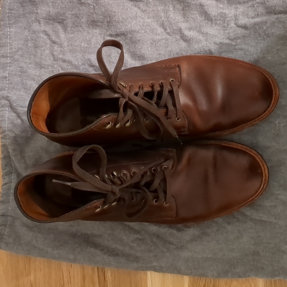 Allen Edmonds Higgins Mill Chromexcel 10D with matching 36"belt - Picture 3 of 6